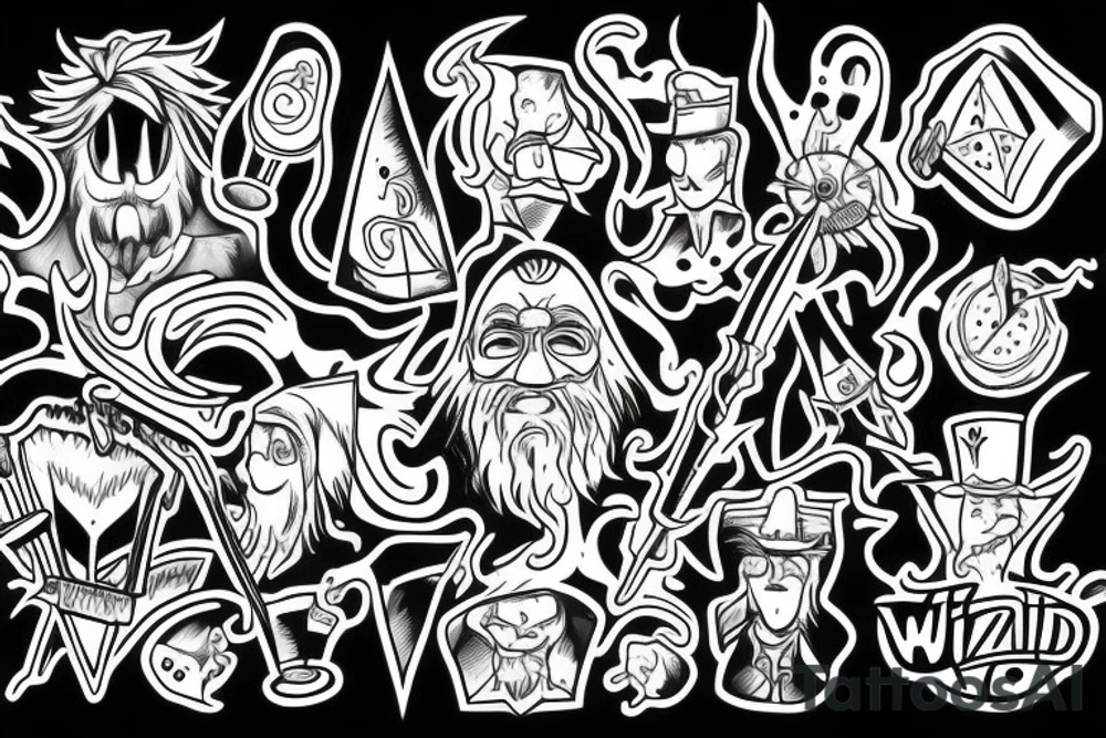 Wizard tattoo idea