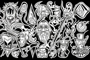 Wizard tattoo idea