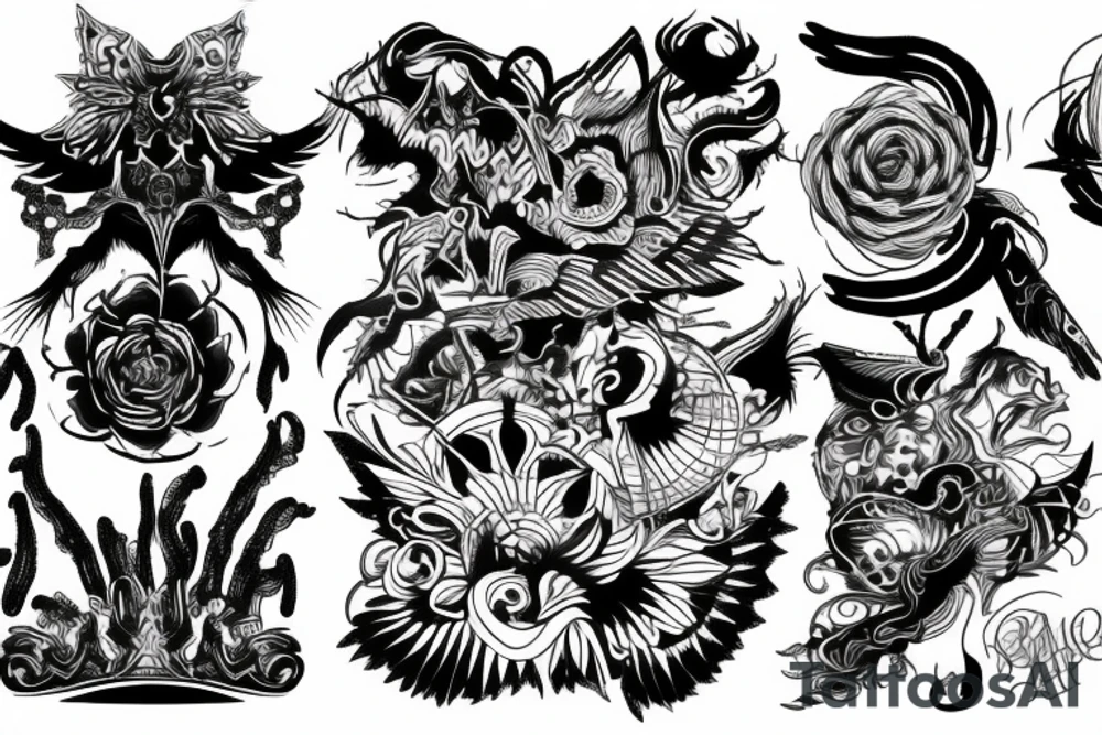 Some new designs for back tattoo idea