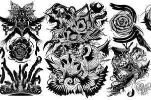 Some new designs for back tattoo idea