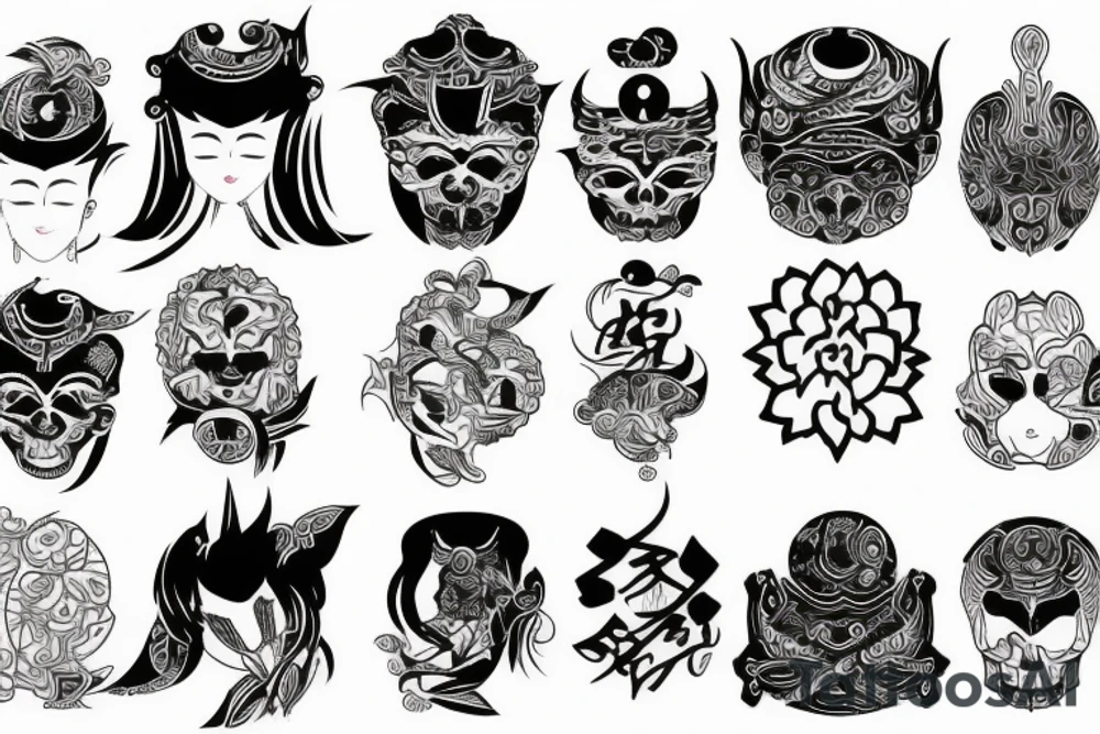 Some new designs for back tattoo idea