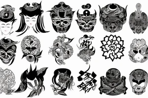 Some new designs for back tattoo idea