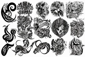 Some new designs for back tattoo idea