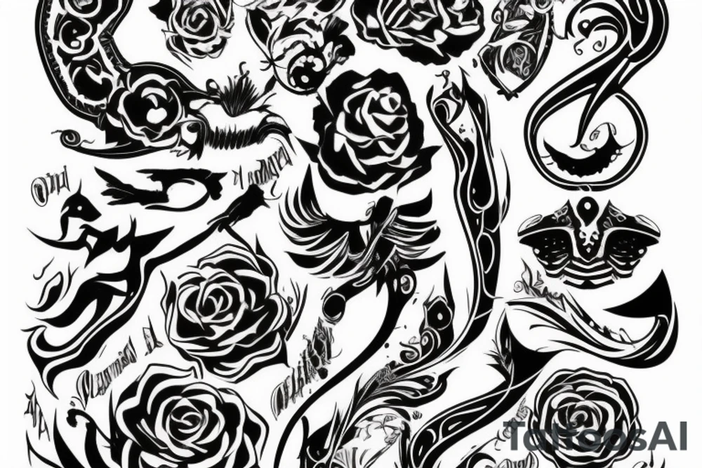 Some new designs for back tattoo idea
