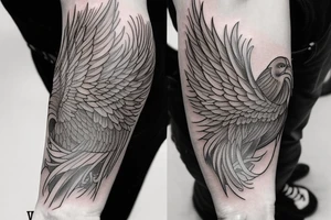 Suggest me some meaningful tattoos wish shows that I will rise from any adverse situation with a phoenix tattoo idea