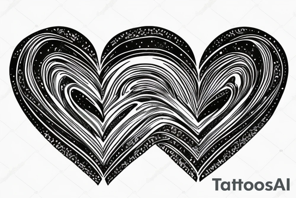 tattoo of lightbuld with heart in center - ombre and with light element tattoo idea