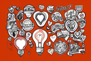 lightbulb with a heart as light in it tattoo idea