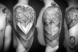 lightbulb with a heart as light in it tattoo idea