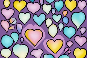 lightbulb tattoo with a yellowish-pink ombre heart held up by blueish purplish-pink zaps in the middle tattoo idea