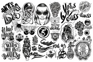 The world is yours tattoo idea