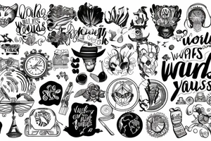 The world is yours tattoo idea