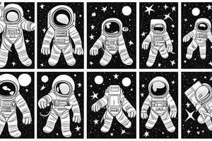 The world is yours with a astronaut holding the world and stars tattoo idea