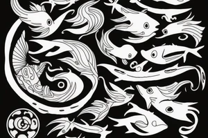 Pisces tattoo idea