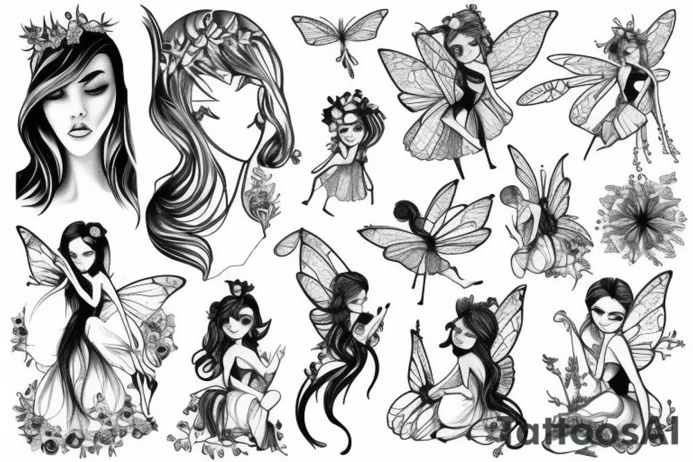 fairy tattoo idea