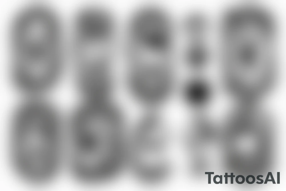 Hourglass tattoo idea