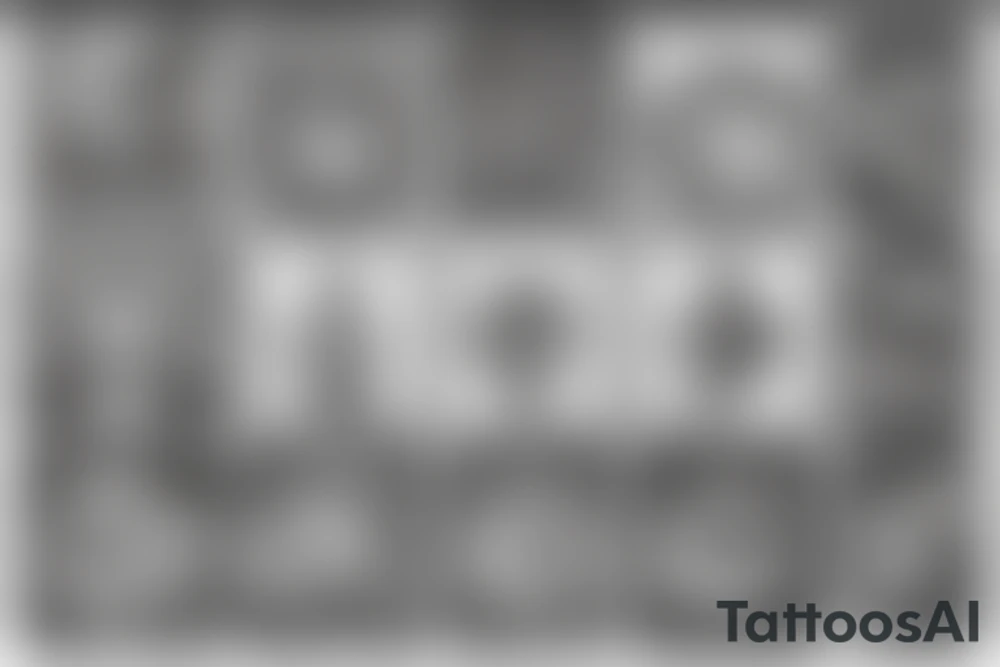 Hourglass tattoo idea