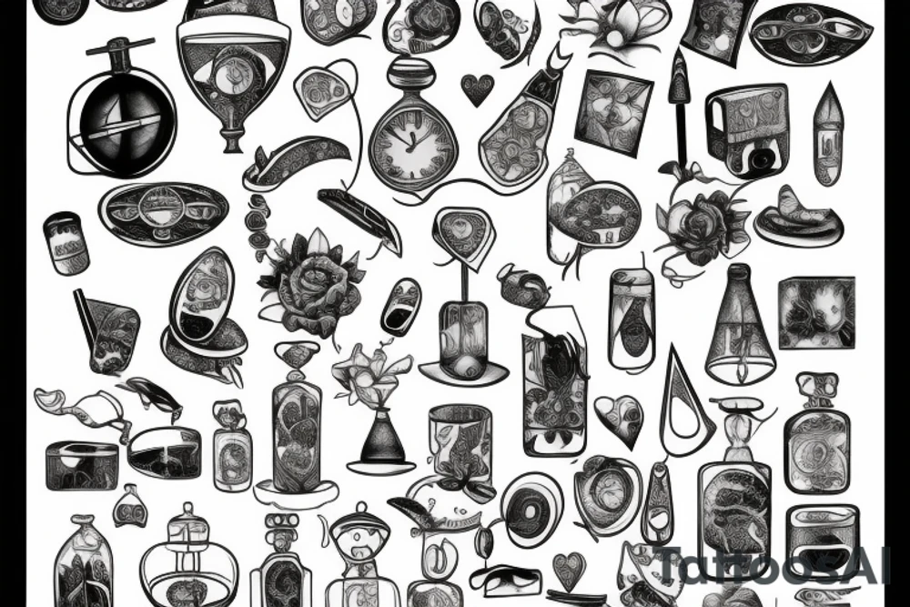 hourglass tattoo idea