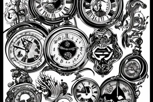 timeglass tattoo idea