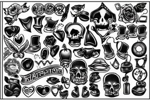 Men kissing tattoo idea