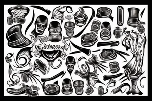 Men kissing tattoo idea