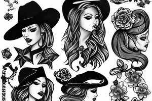 Gay cowgirls tattoo idea