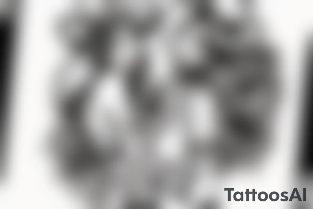 Cowgirl hugging another cowgirl tattoo idea