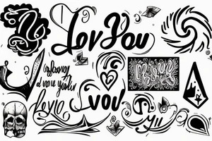 i love you sign on american sign language tattoo idea
