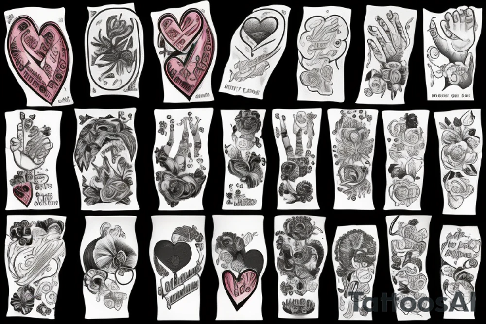 deaf-mute gesture american I LOVE YOU tattoo idea