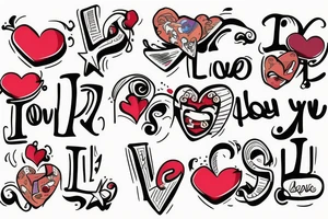 gesture I LOVE YOU tattoo idea