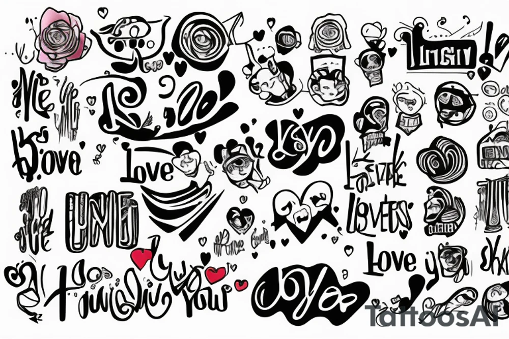 gesture I LOVE YOU tattoo idea