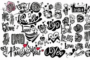 gesture I LOVE YOU tattoo idea