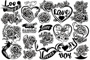 love tatoo tattoo idea