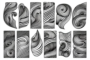 ocean waves tattoo idea