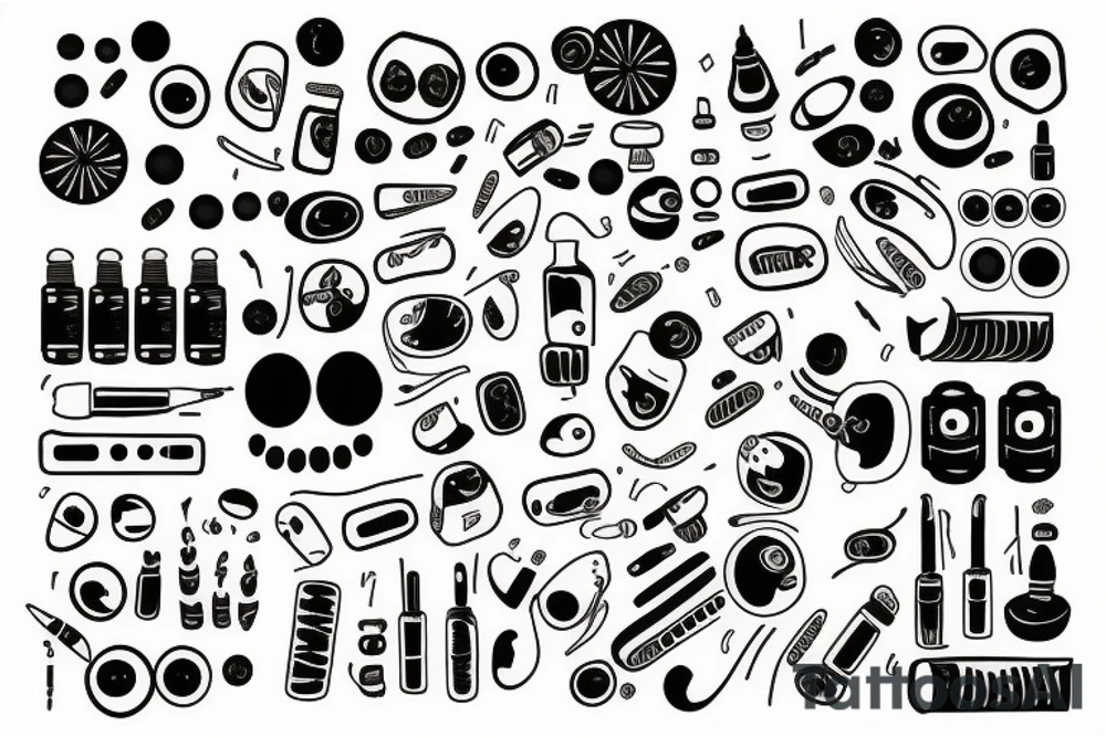 pills tattoo idea