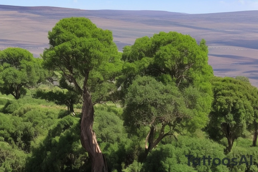 Imagine the entirety of your back being a canvas, and in the center, a large, vibrant tree extends, reaching the shoulder blades with its branches and down to your lower back with its roots. This tree symbolizes your personal growth and strength. 

The roots, thick and firm, dig into the rolling green hills of the Golan Heights, intertwining with the landscape and symbolizing your deep connection to your homeland. 

A Greco-Roman wrestling helmet, finely detailed, hangs from a sturdy branch on the upper right side of the tree, signifying your achievements in wrestling and the military. In the leafy canopy of the tree, subtly integrate the pattern of a frisbee, representing your love for the sea and freedom.

Carved into the bark of the tree on the left side, near where your heart would be, are two small but significant symbols: a knife and a tiny spark. These are to symbolize your significant relationships with Chris and Or. 

Etched into the base of the tree is a small, humble house. This is to symbolize your dream of providing a dream home for your mother.

The Russian and Israeli flags are subtly incorporated into the tree's design, intertwining with the bark and leaves, symbolizing your migration journey from Russia to Israel.

Lastly, beneath the tree, at the bottom center of your back, place the silhouette of an open book. Gold coins are scattered on the ground around it, symbolizing your interest in finance and your life motto "everything is possible." 

You can take this description to a professional tattoo artist who can create a sketch based on these details. Remember that the final design can be adjusted according to your preferences and the artist's creative input. tattoo idea