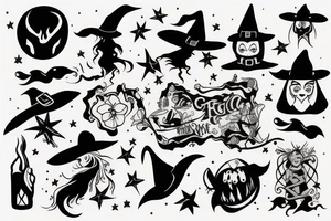 witch tattoo idea