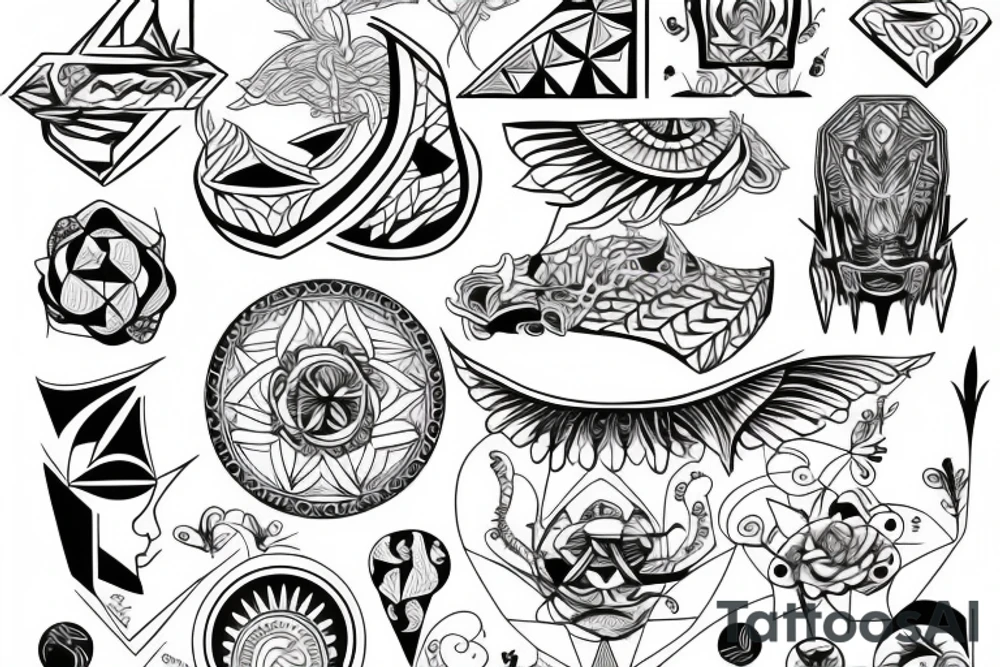 Fine lines tattoo idea