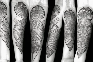 crystals with lavender tattoo idea