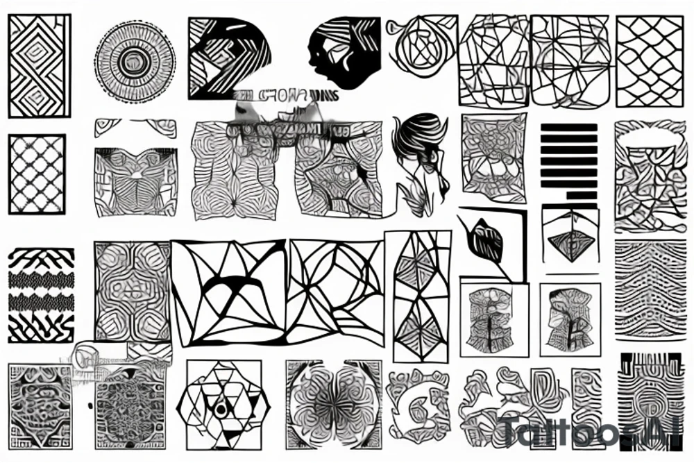 Patterns tattoo idea