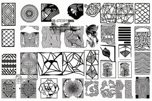 Patterns tattoo idea