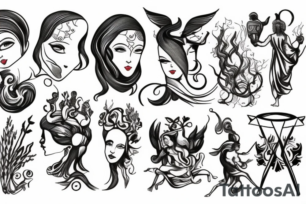 greek mythology tattoo idea