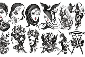 greek mythology tattoo idea