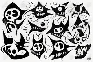 gengar tattoo idea