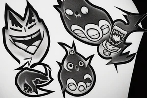 gengar tattoo idea