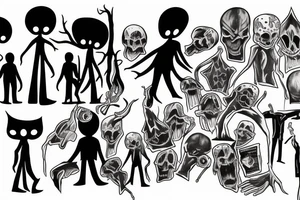 slenderman tattoo idea