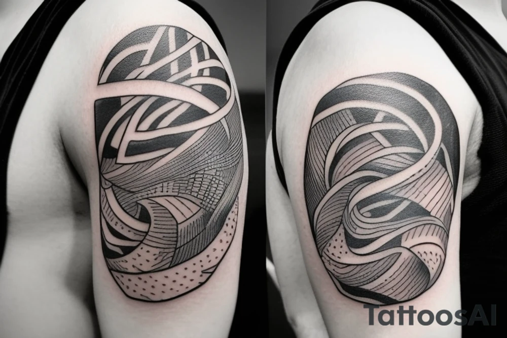 Getting stronger everyday tattoo idea