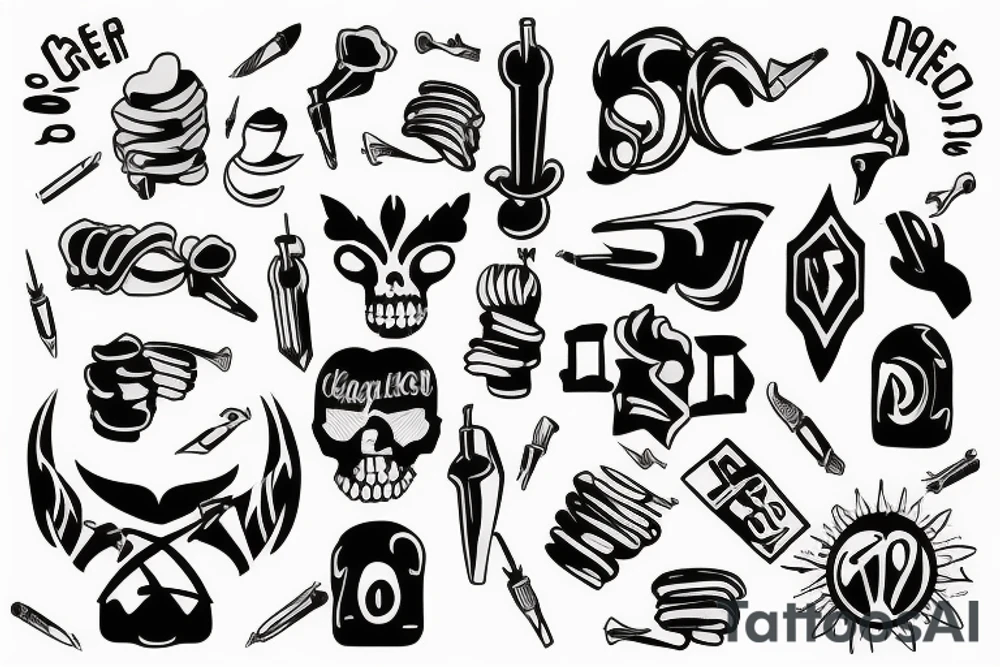 Getting stronger everyday tattoo idea