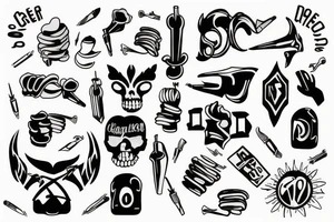 Getting stronger everyday tattoo idea