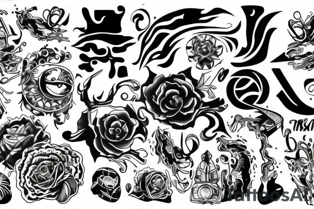 Getting stronger everyday tattoo idea