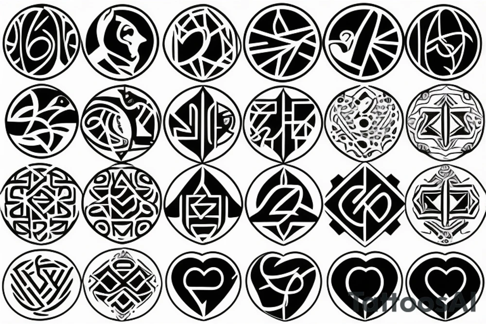 strength growth love tattoo idea